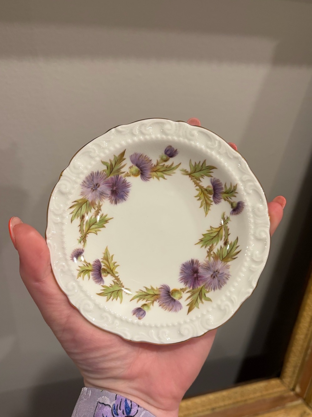 Paragon Fine Bone China Highland Queen Small Dish/Trinket Tray Made in England